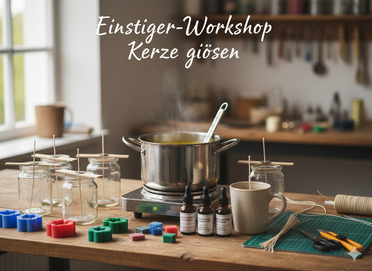 Einsteiger-Workshop Kerze gießen